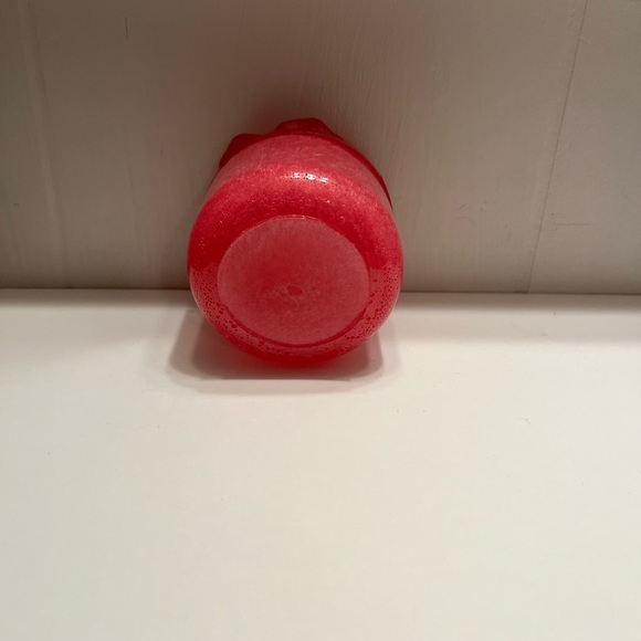 Handmade Red Resin Floral Jar - Picture 4 of 4